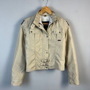Belstaff Gold Label Womens Biker Jacket Size 42 Italy